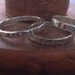 rustic hand forged fine silver handstamped ring