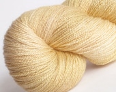 Lace yarn Champagne bfl/silk 55/45 superwash blue-faced-leicester / silk lace weight yarn