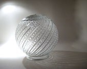 Vintage Glass Globe Light Fixture Cover