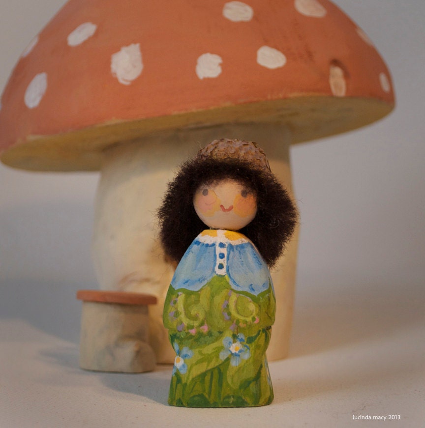 Forget-me-not Flower Gnome