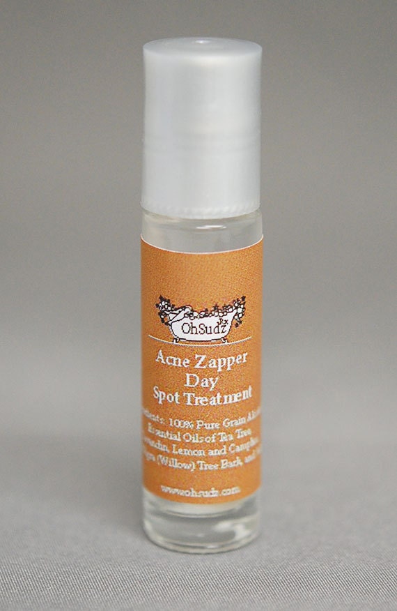 All Natural Daytime Acne Spot Treatment / Healer - With Tea Tree - Willow Tree Bark and Sulfur