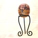 Caribou Candle Lamp - Gourd Vessel with Pyrography