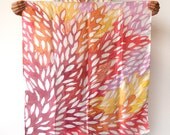 Hand Painted Silk Scarf "Rebecca" One of a Kind