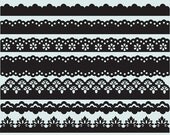 40% OFF SALE -Decorative borders clip art images, royalty-free (lace)- Instant Download Il_170x135