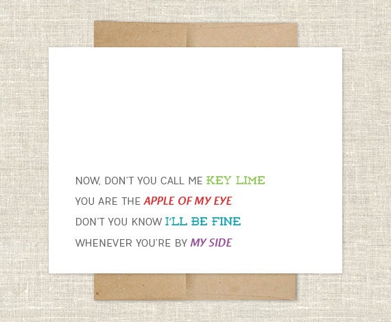 Apple of My Eye Card