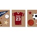 Baseball Trio - Sports Set of Three 8x10 Nursery Print Wall Art Kids Art Print Nursery Decor Personalized