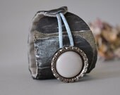 wrist cuff bracelet - shimmer taupe fabric - organic shaped pattern - textile bracelet - modern chic - mothers day gift