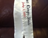 Sash: Military Bride or Any Design You Choose