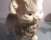 Vintage 1960 Toy Edward Mobley Co. Rubber Squeaky Cat