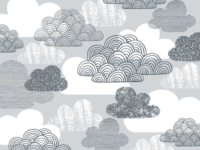 Drifting Clouds, limited edition giclee print 8 x 10ins