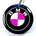 Dog Tag Cat Pet Tag Pet ID Tag Car Emblem Pink BMW
