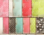 Digital Papers - 2013 Valentines vol.2. Perfect for blog background, art journal, mixed media, card making and much more.