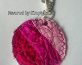 Patchwork Key Chain Charm