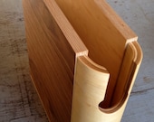 Oblong Bike Shelf - Appleply with base Walnut veneer
