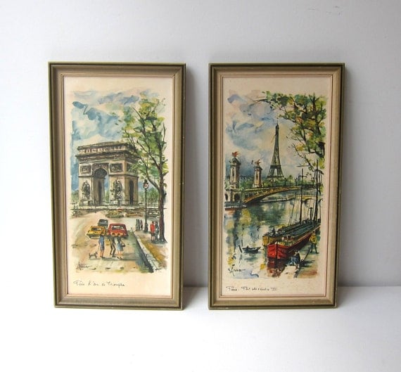 Vintage Retro 1960s Arno Paris L'arc de Triomphe by evaelena