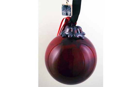 Red Riding Hood Wolf Wish Ball, Witch Ball, Suncatcher, Faerie Fairy Ball, Friendship Ball