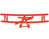 Biplane Vinyl Decal Wall Art Sticker