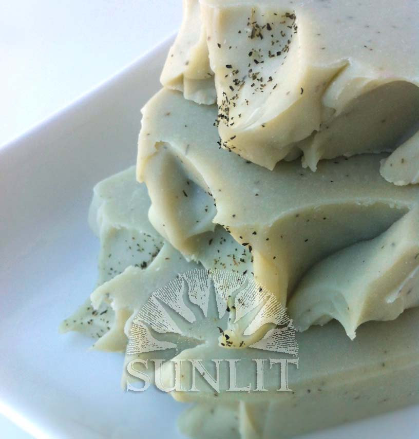 Peppermint - Rosemary - Essential Oil - Coconut Milk - Clay - Soap Bar - Pratique by Sunlit Soap