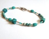 Shades of Blue Beaded Bracelet