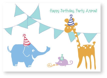 Party Animal Birthday Card