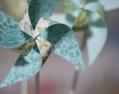 Shabby Chic Favor Pinwheels 12 Mini Spinnable Pinwheels (custom orders welcomed) wedding favor Il_170x135