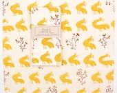 Napkins, set of two - Chicken in yarrow