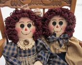 Raggedy Ann and Andy dolls
