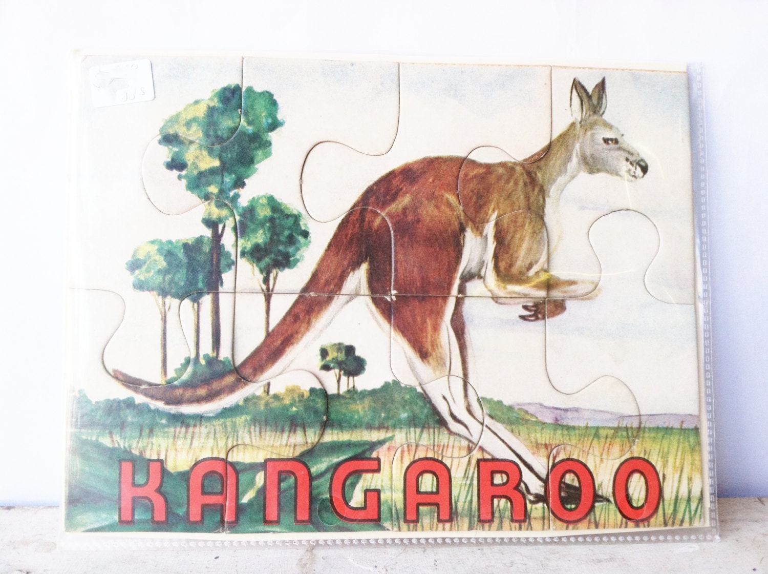 Vintage Children's Kangaroo Puzzle