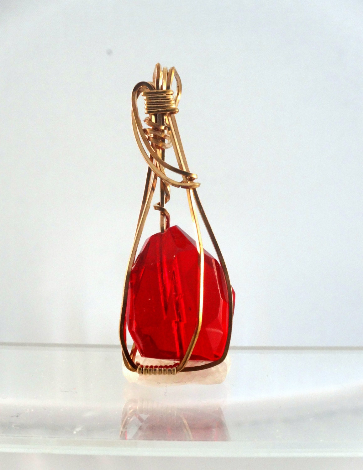 Ruby Red Pendant