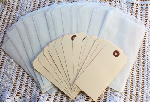 Large Glassine Bags and Manilla Tags Mini Kit