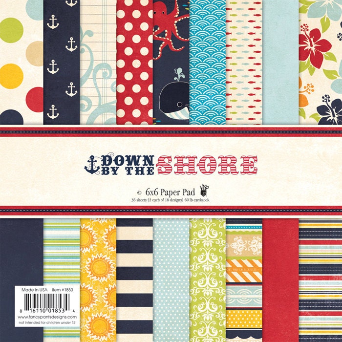 Down by the Shore 6x6 Paper Pad Fancy Pants
