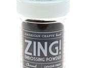 Charcoal Opaque Finish Zing Embossing Powder American Crafts
