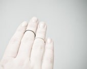 Simple silver knuckle ring - Simple silver ring