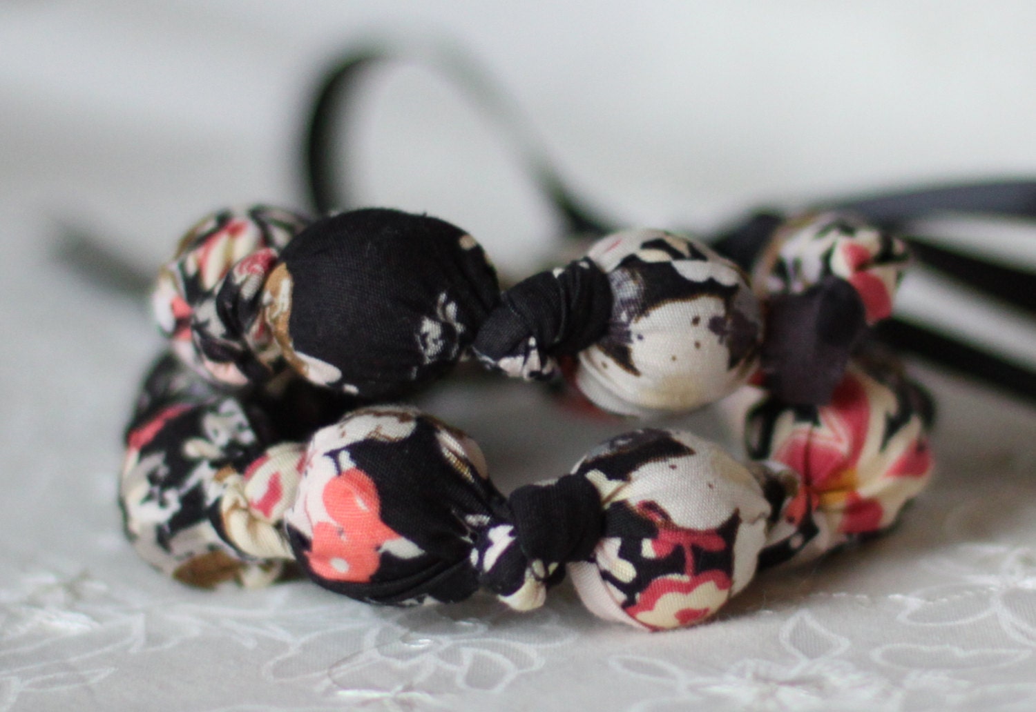 Teething Necklace, Breastfeeding Nursing Necklace, Babywearing/Fabric Necklace, Baby Teether