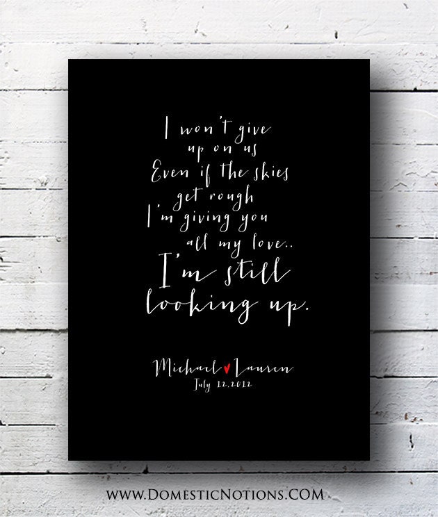 Typography poster: Personalized Quote Print - 8x10 custom quote art print