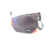 Shoulder Messenger Bag made from Truck Tarp, Cross body Messenger Bag, Laptop Bag, Handmade and Waterproof (L07)