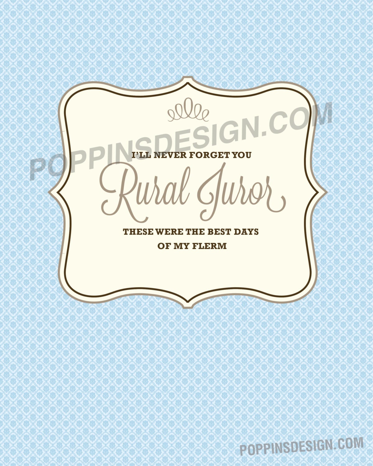 8x10 30 Rock Rural Juror Poster