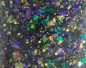 On Sale MINI Mardi Gras Glitter Nail Polish