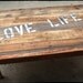 Rustic Coffee Table Love Life Reclaimed Wood