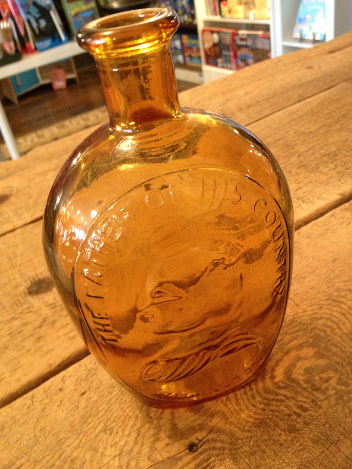 Washington Commemorative Glass Jar 