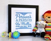A Person's A Person - Dr Seuss Poster