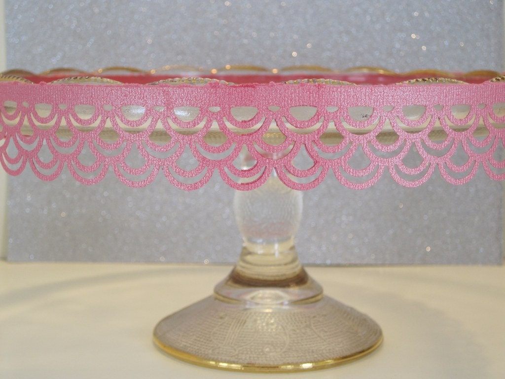 Cake Stand Decoration, Metallic Pink Wedding Decoration, Cake Garland, Cupcake Decoration,Birthday, Party Decoration, shower