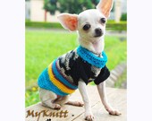 Custom Dog Clothes crocheted puppy Sweater Pet Clothing Unique cat clothes D830 Myknitt