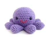 Charlie the Octopus - Cute Amigurumi Crocheted Knit Stuffed Animal