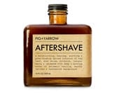 AFTERSHAVE glass amber bottle - 10 fluid ounces - organic - apothecary