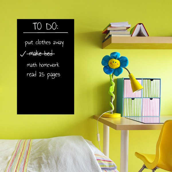 Rectangle Chalkboard Wall Decal