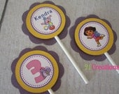 Dora the Explorer cupcake toppers - set of 12 Il_170x135