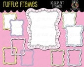 Frame Clip Art Clipart Frame Digital Frame Clipart Printable Baby Shower Clipart Frame Eyelet Frame - Instant Download Il_170x135