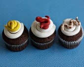 Fondant Snake Toppers for Cupcakes, Cookies or other Treats