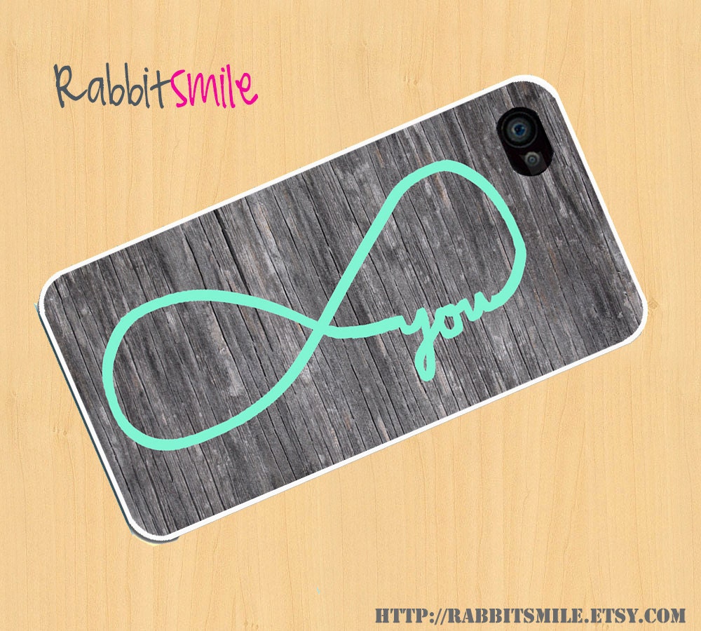 Forever You On Wood iPhone 4 , 5 Case, Infinity love iPhone 4 case, Quote iPhone 4s Cover, Geometric Hard Plastic iphone 5 Cover, cases